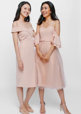 Alara Off Shoulder Bustier Top