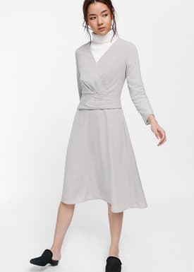 Nadega Ruched Waist Midi Dress