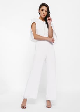 Cass Batwing Cape Jumpsuit