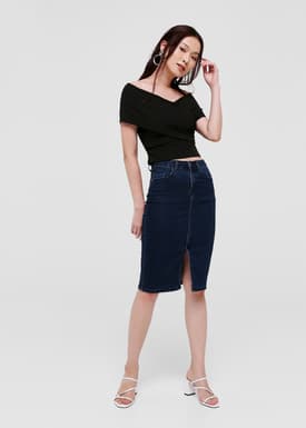 Tyara Off Shoulder Cross Front Top