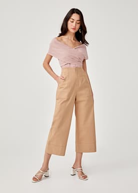 Tyara Off Shoulder Cross Front Top