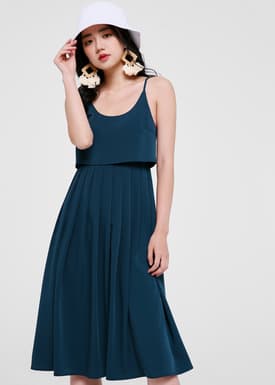 Margaery Layered Pleat Dress