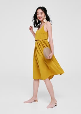 Margaery Layered Pleat Dress