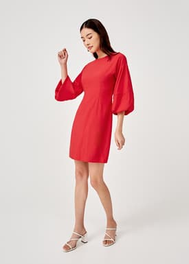 Kaylee Balloon Sleeve Dress