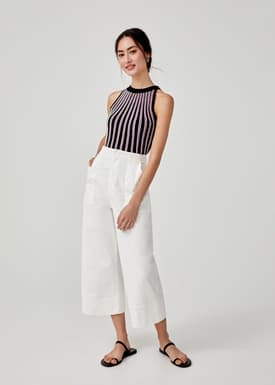 Lira Knit Halter Neck Top