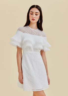 Anthea Tiered Broderie Anglaise Dress