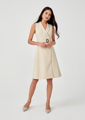 Auralia Belted Vest Dress