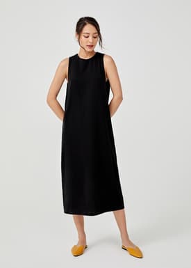 Anitra Shift Midaxi Dress