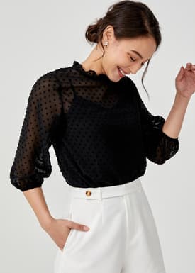 Nyla Jacquard Top