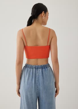 Jaelia Crop Camisole Top