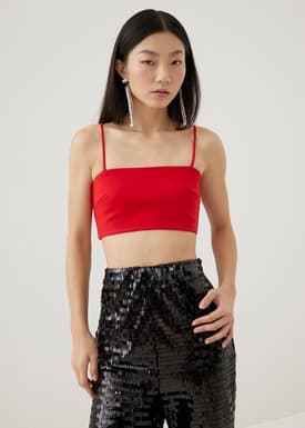 Jaelia Crop Camisole Top