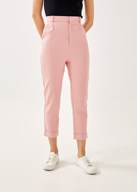 Alby Tailored Peg Leg Chino Pants