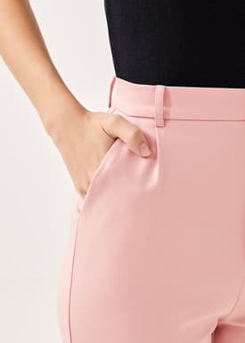 Alby Tailored Peg Leg Chino Pants