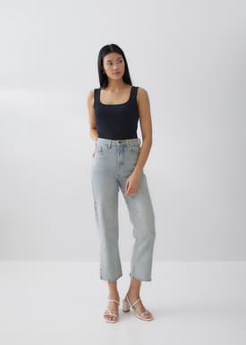 Quincy Square Neck Knit Tank