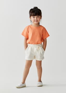 Kylan Paperbag Speckled Shorts