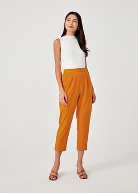 Zarah Tailored Crop Pants