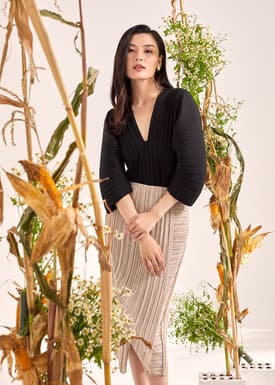 Soniya Pleated Bodysuit