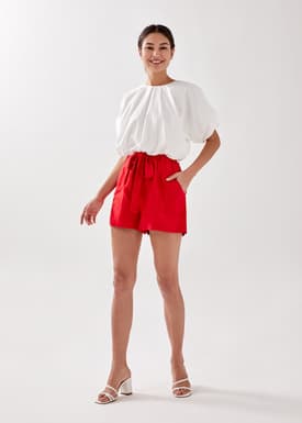 Sadira Ruched Crop Top