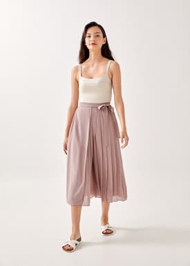 Marita Wrap Pleated Culottes