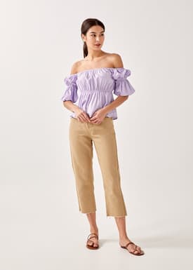 Jaye Off Shoulder Puff Sleeve Blouse