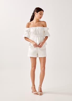 Jaye Off Shoulder Puff Sleeve Blouse
