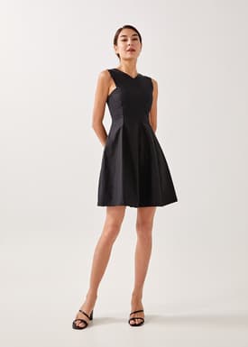 Loreta Cotton Panelled Dress