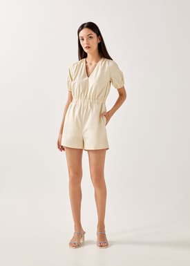Shawna Elastic Waist Romper