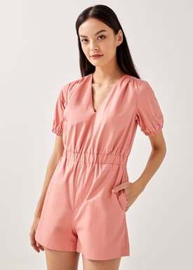 Shawna Elastic Waist Romper