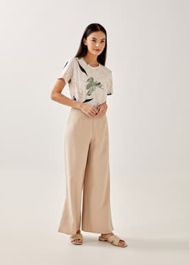 Eryn Cotton Tee in Willowy Florals