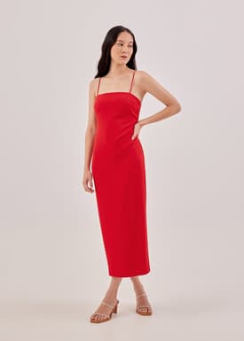 Hermione Padded Knot Back Dress