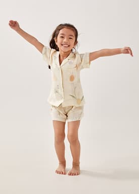 Chevelle Rayon Lounge Shirt in Tuscany Breeze