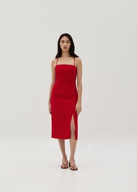 Arlenis Padded Cross Back Dress