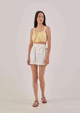 Harlie Linen Padded Top