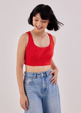 Skai Padded Jersey Top