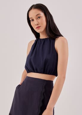 Tracie Cut In Ruched Top