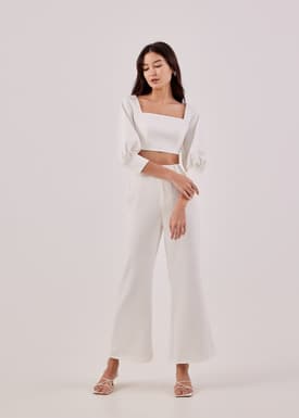 Leana Square Neck Puff Sleeve Top
