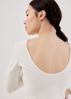 Tarina Scoop Back Crop Top