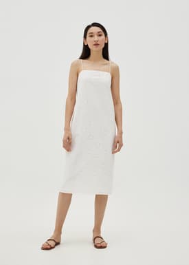 Sevilla Broderie A-line Dress