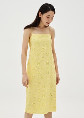 Sevilla Broderie A-line Dress