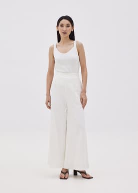 Avry Pointelle Knit Top