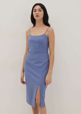 Brienna Bodycon Slit Dress