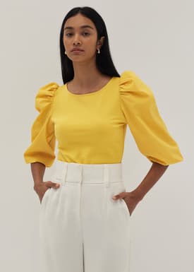 Sevynn Puff Sleeve Blouse