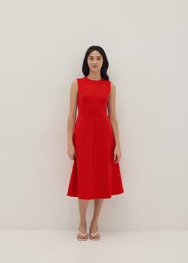 Winona Panelled Fit & Flare Dress