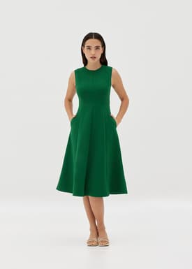 Winona Panelled Fit & Flare Dress
