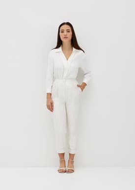 Mayzie Striped Peg Leg Pants