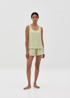 Gwendolyn Padded Textured Lounge Tank