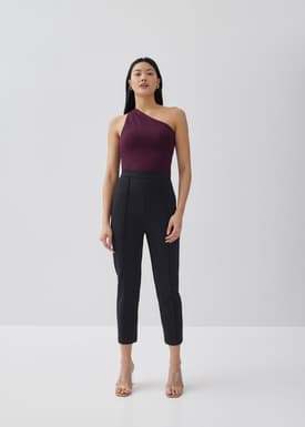 Lena Pintuck Tailored Pants