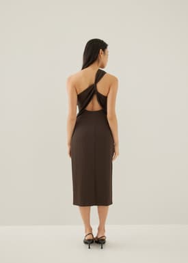 Kristina Padded Twist Back Dress