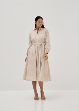 Leliana Fit & Flare Midaxi Shirt Dress