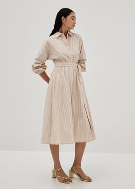 Leliana Fit & Flare Midaxi Shirt Dress